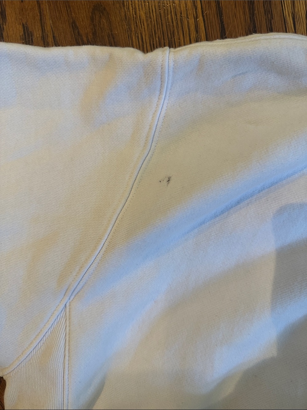 Champion Reverse Weave Snap Hood Hoodie White L - Picture 6 of 6